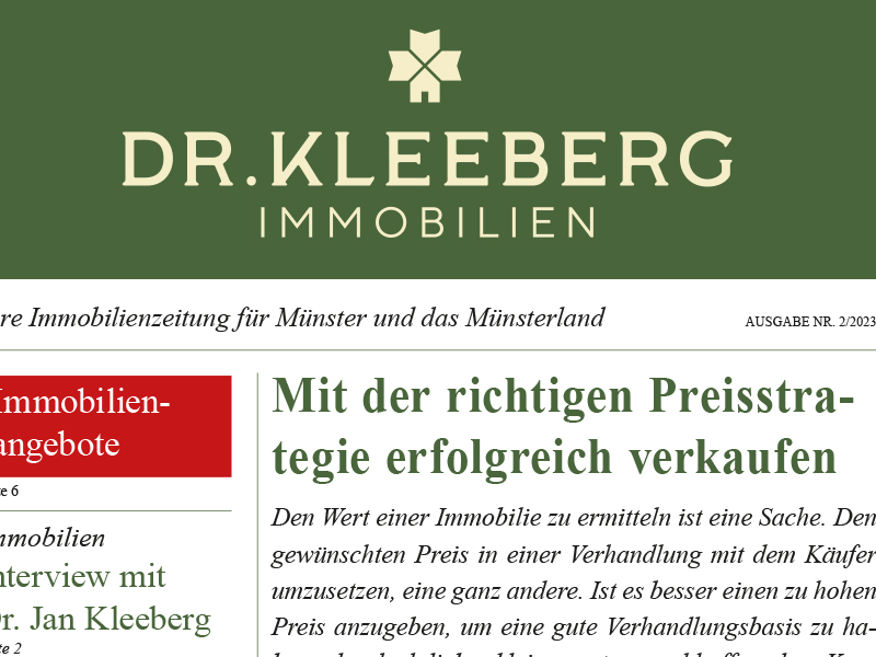 Ihre Immobilienzeitung für Münster und das Münsterland 2/2023